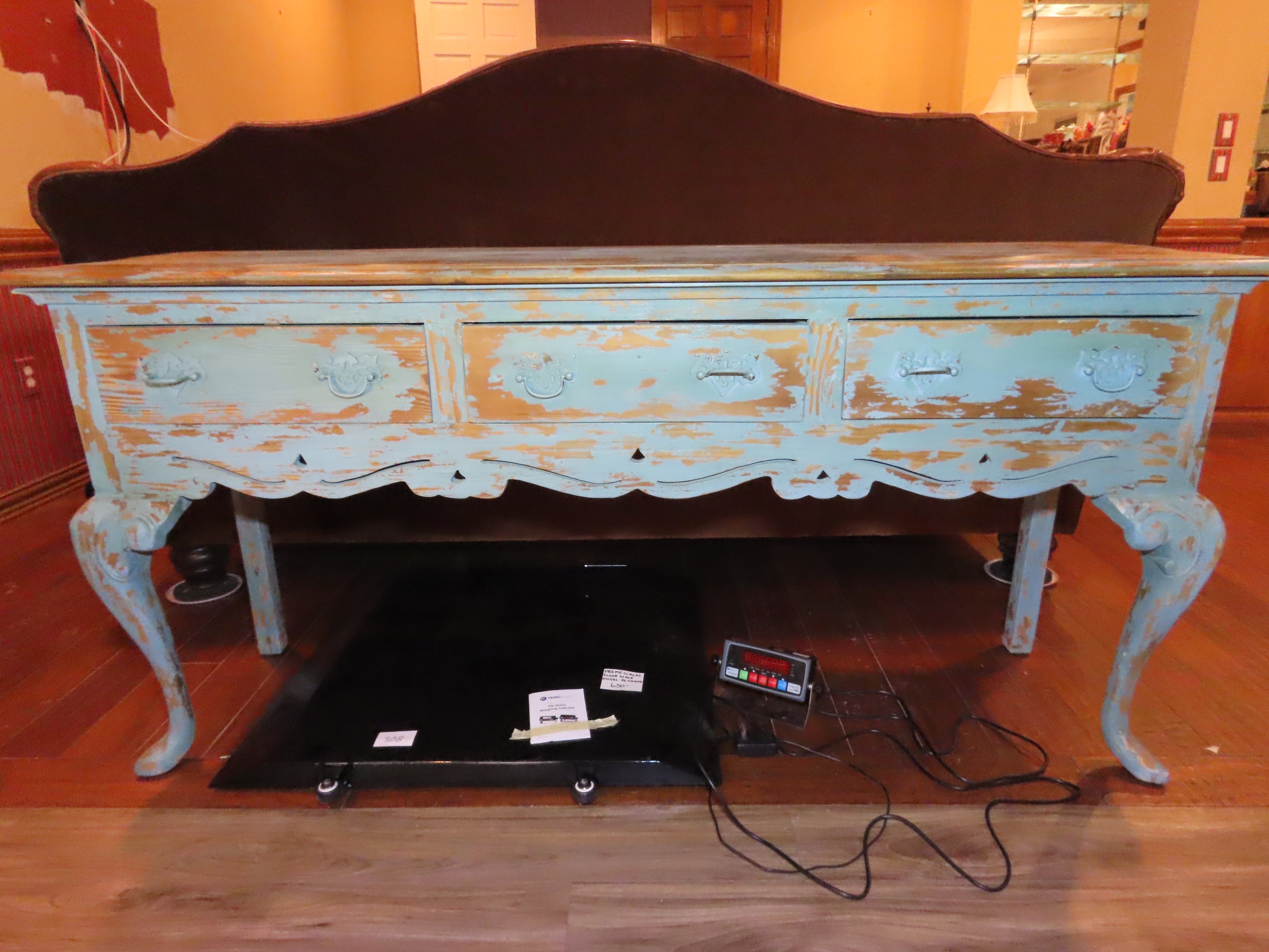 Distressed Sofa Table
